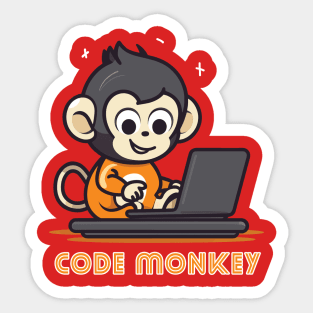 Code Monkey Software Engineering Pays the Bills Sticker